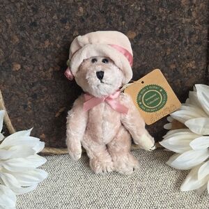 Boyds Bears Pink and Cream Teddy Bear